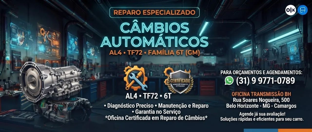 ? Especialista em Câmbios Automáticos - Diagnóstico e Reparo com Garantia ?