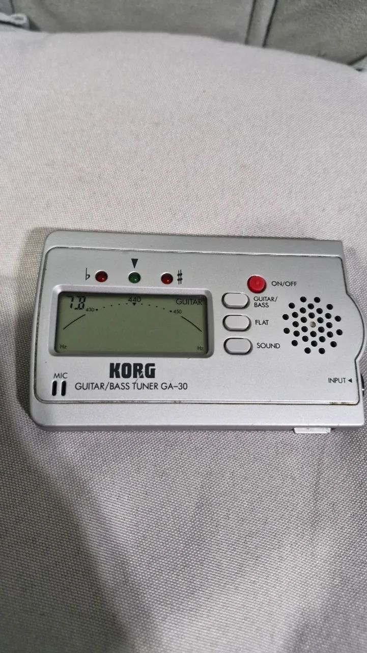 Afinador Korg GA-30 - Cromático para Guitarra e Baixo - Foto 6