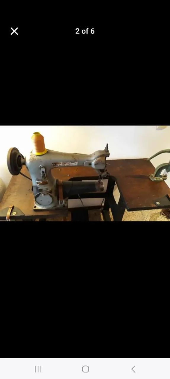 Maquina esquerda antigo marca Typical para costurar couro, calçados e.... - Foto 2