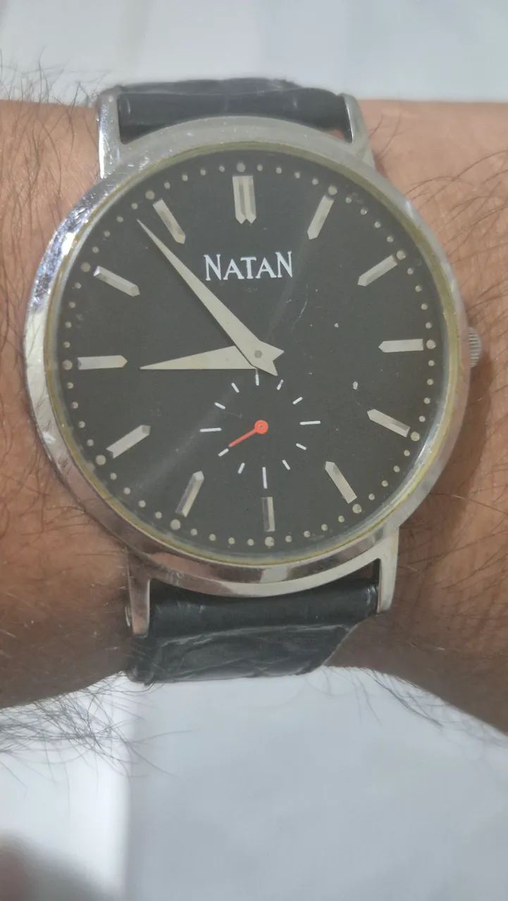 Relógio NATAN SUÍÇO À QUARTZ  MD3261  -  MUITO NOVO - Foto 3
