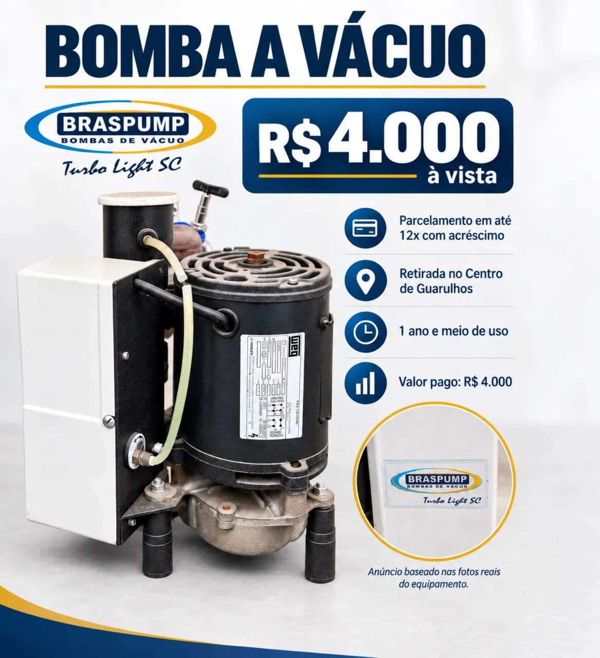 Bomba a vácuo - braspump