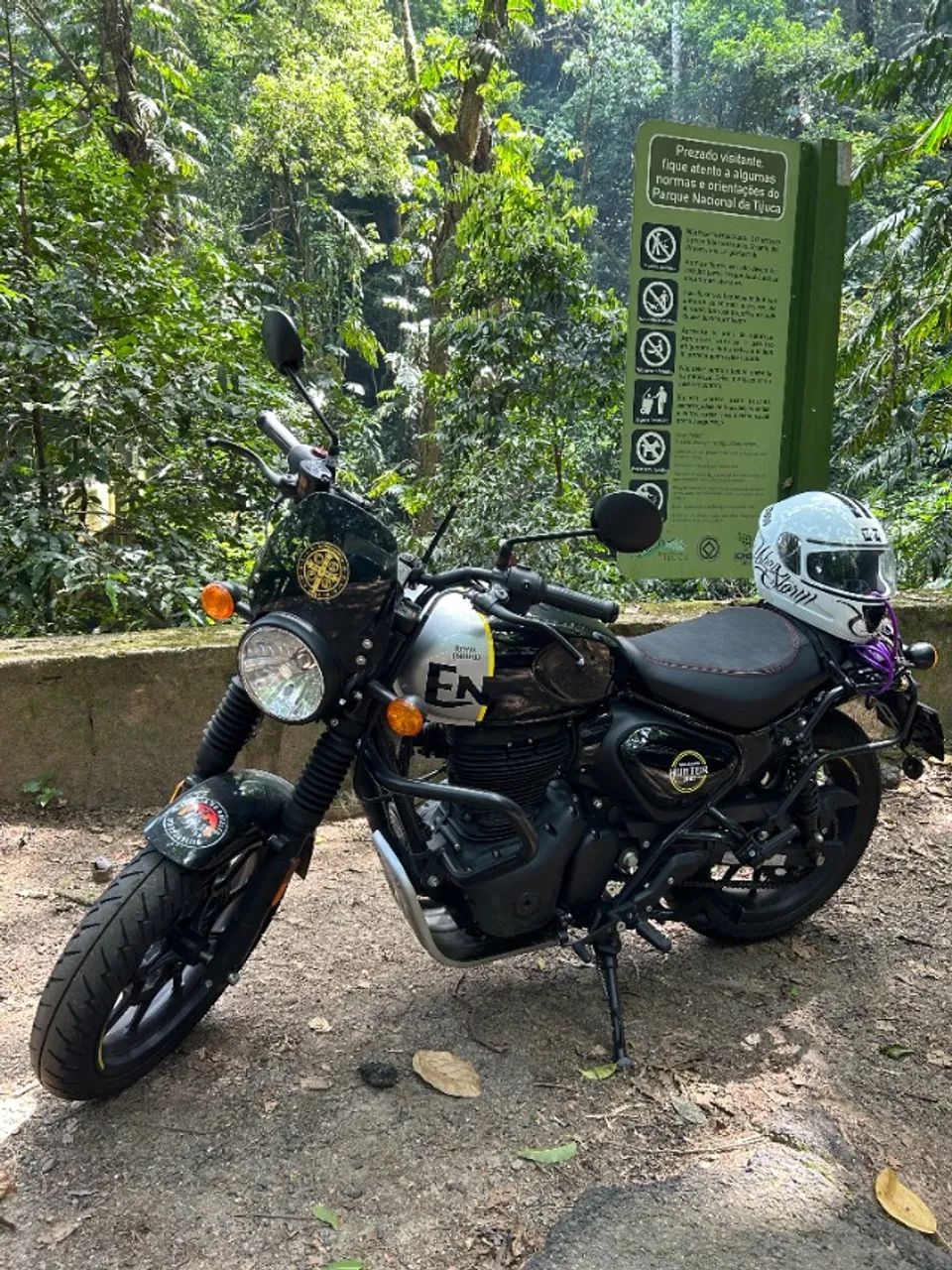 Hunter 350 Rebel Black com Tripper - Foto 5