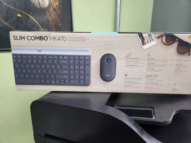 Slim Combo Teclado e Mouse Logitech MK470 Sem Fio - Foto 2