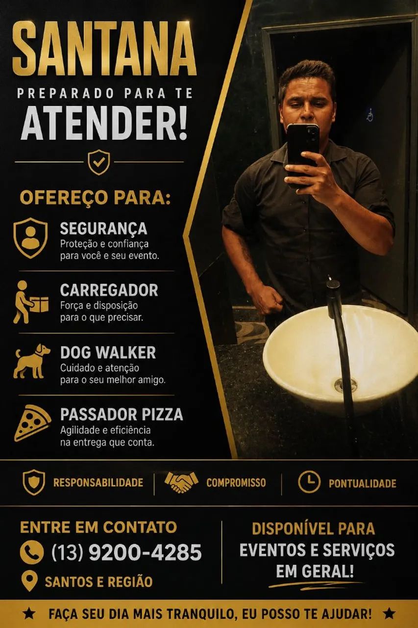 Me ofereço Segurança eventos !