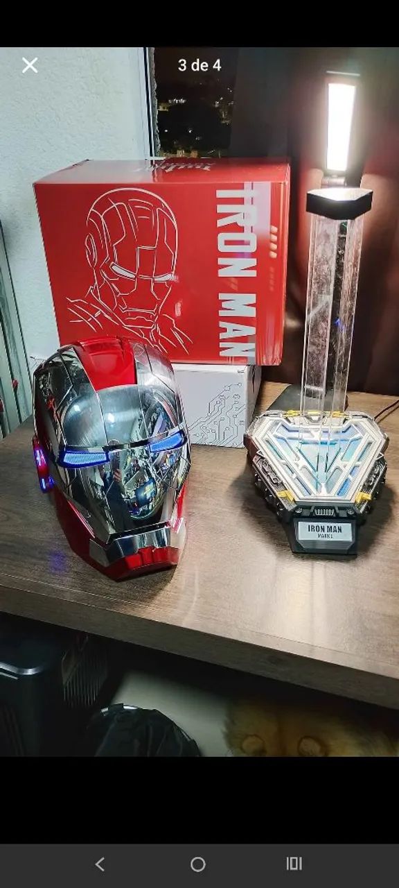 Capacete Homem de ferro - Foto 2