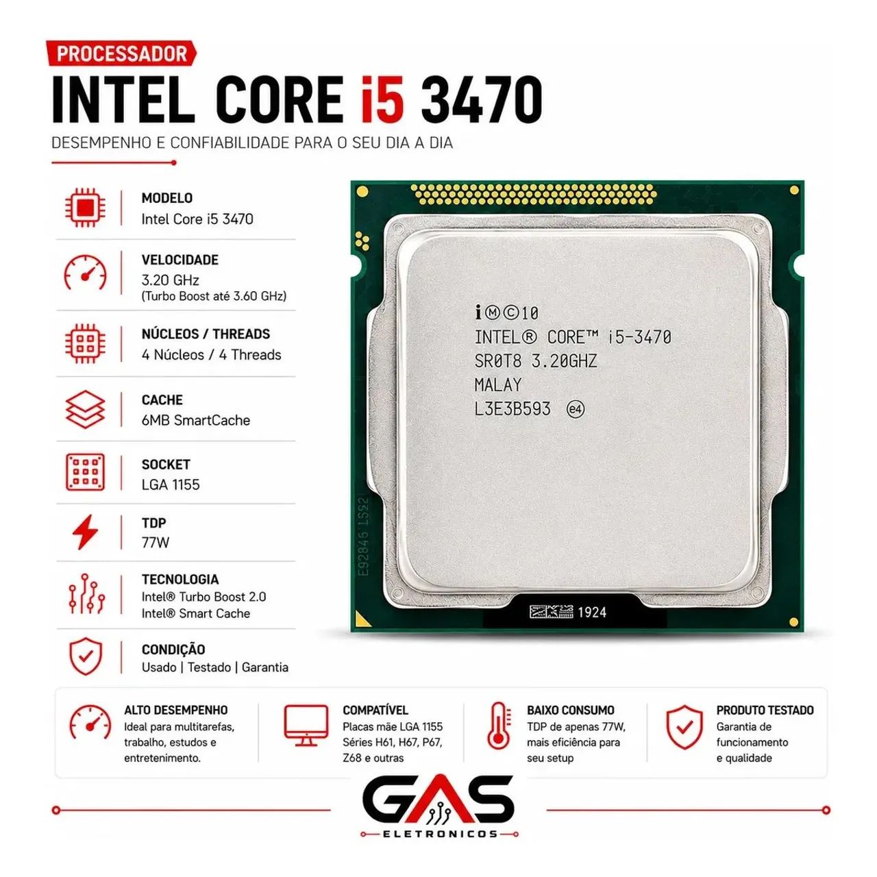 Desktop Core I5 16GB SSD 512 - Foto 3