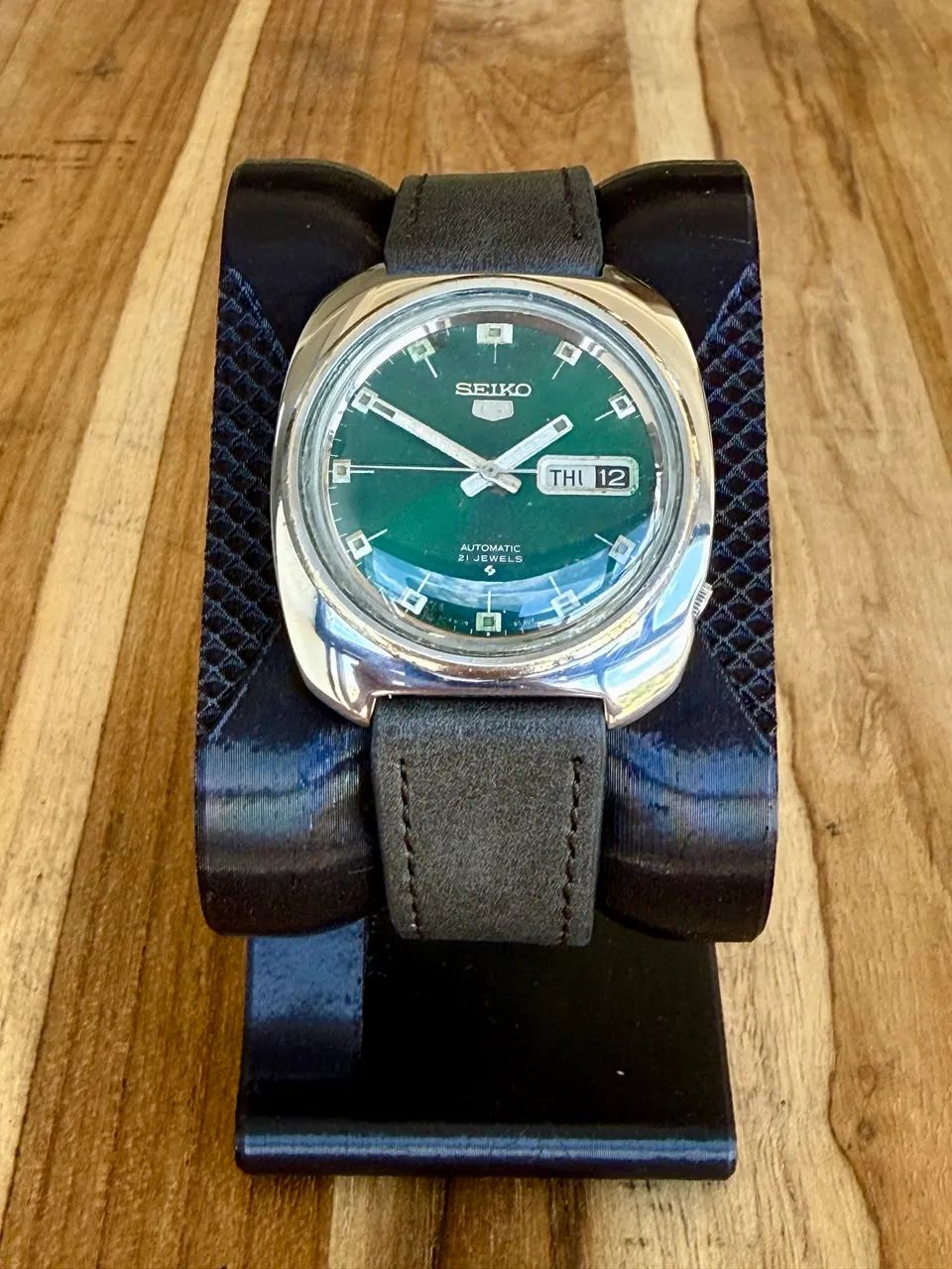 Relógio Seiko 5 Green Dial * - 1977