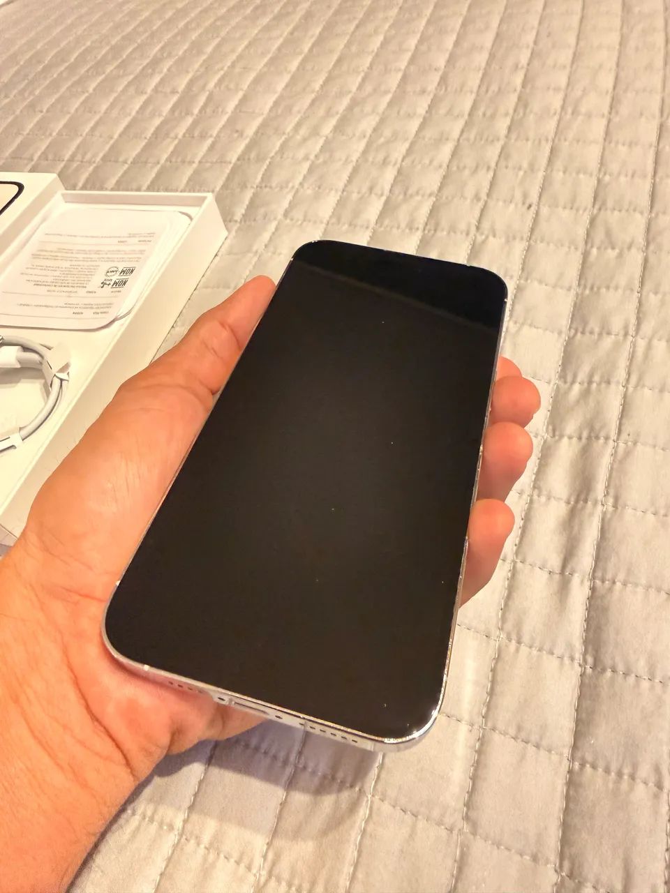 iPhone 14 Pro Max 256GB branco/silver - Celulares e Smartphones