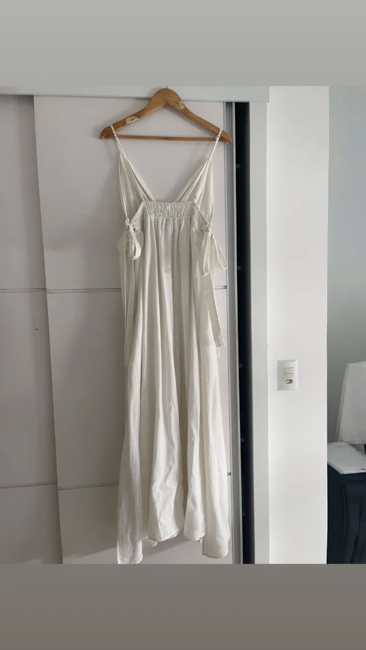 Vestido longo Bluesteel Renner tam p - Foto 4