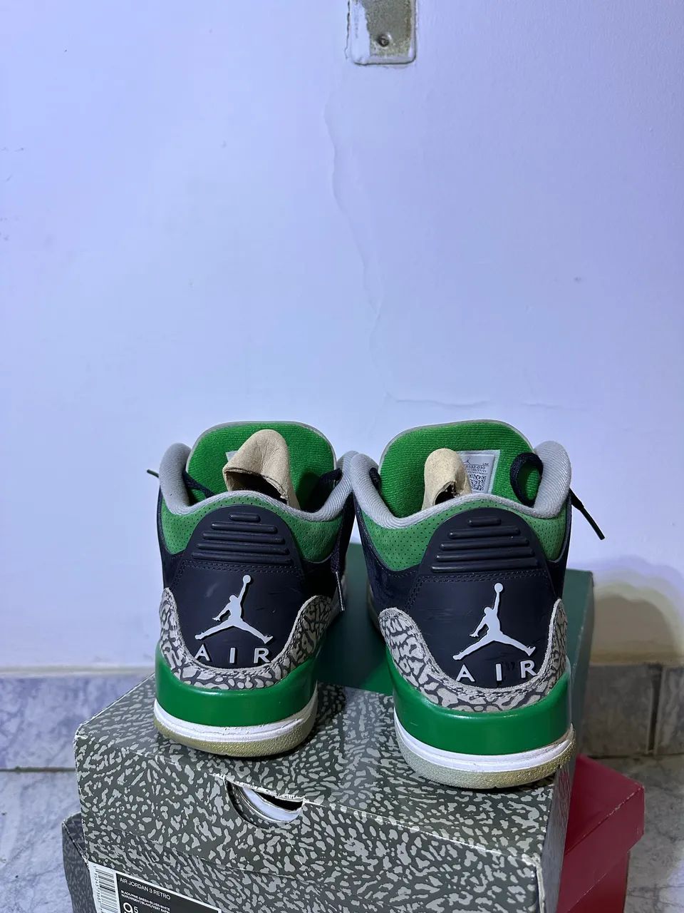 Air jordan 3 retrô pine green verde - Foto 3