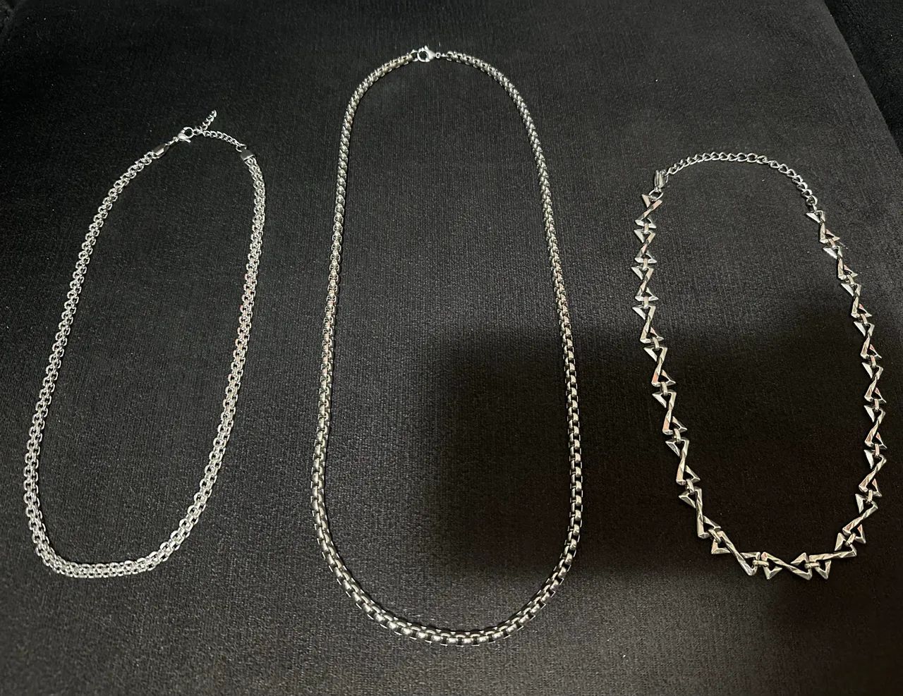Cordões de aço inox