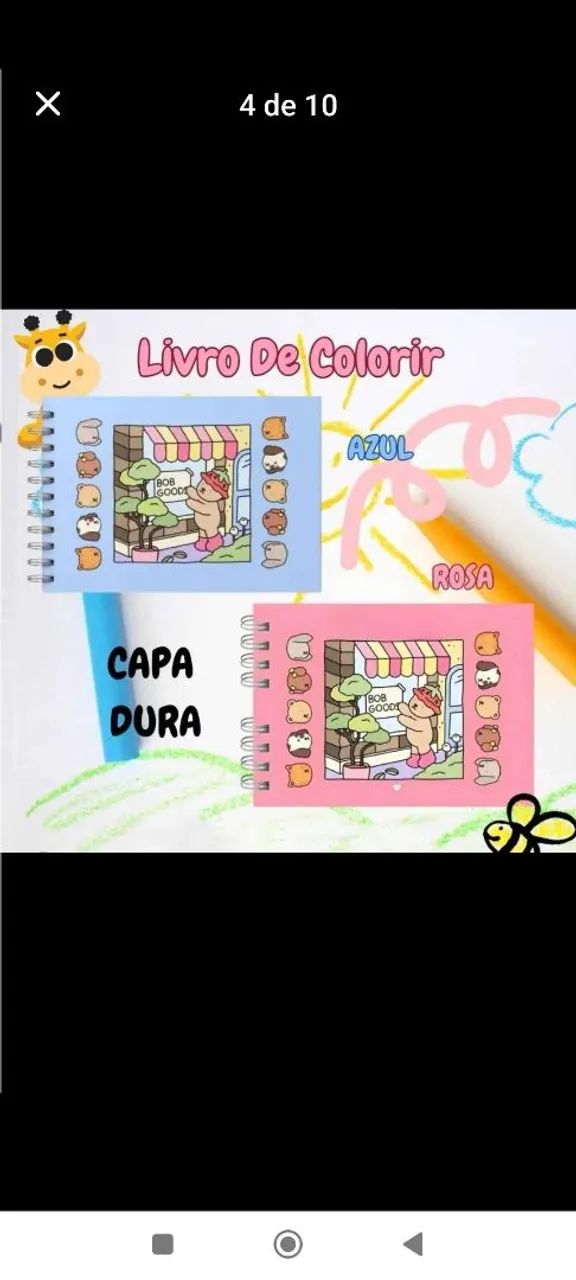 Kit canetinhas 24 cores + livro Colorir  - Foto 3