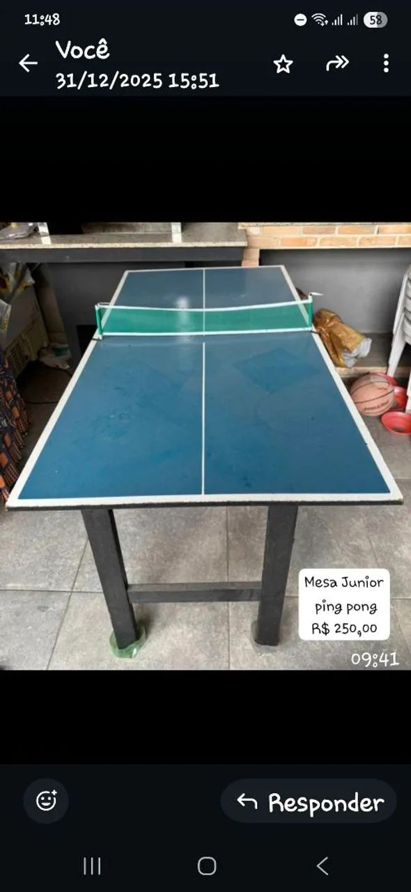 Venda de mesa de ping pong Junior 