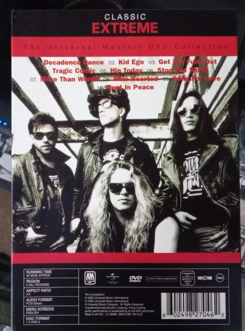 Dvd Extreme - Classic The Universal Masters Collection - Importado Novo - Foto 3