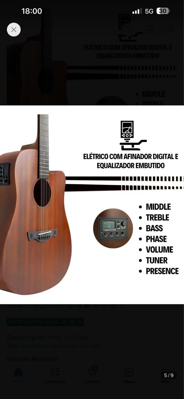 Violão tagima - Foto 3