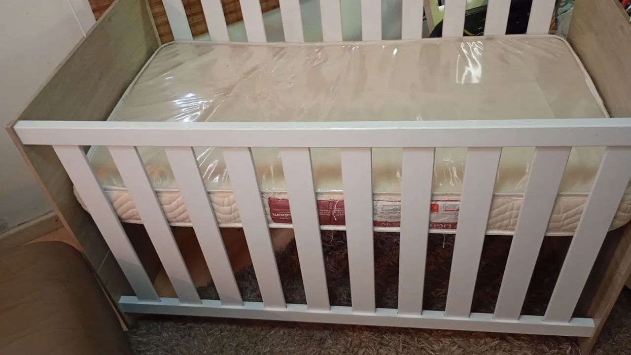 Torro berço e colchão impecável! - Foto 3