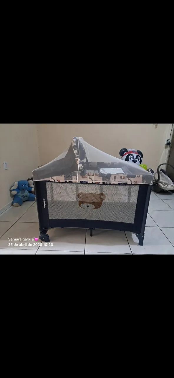 Cercadinho infantil azul - Foto 3