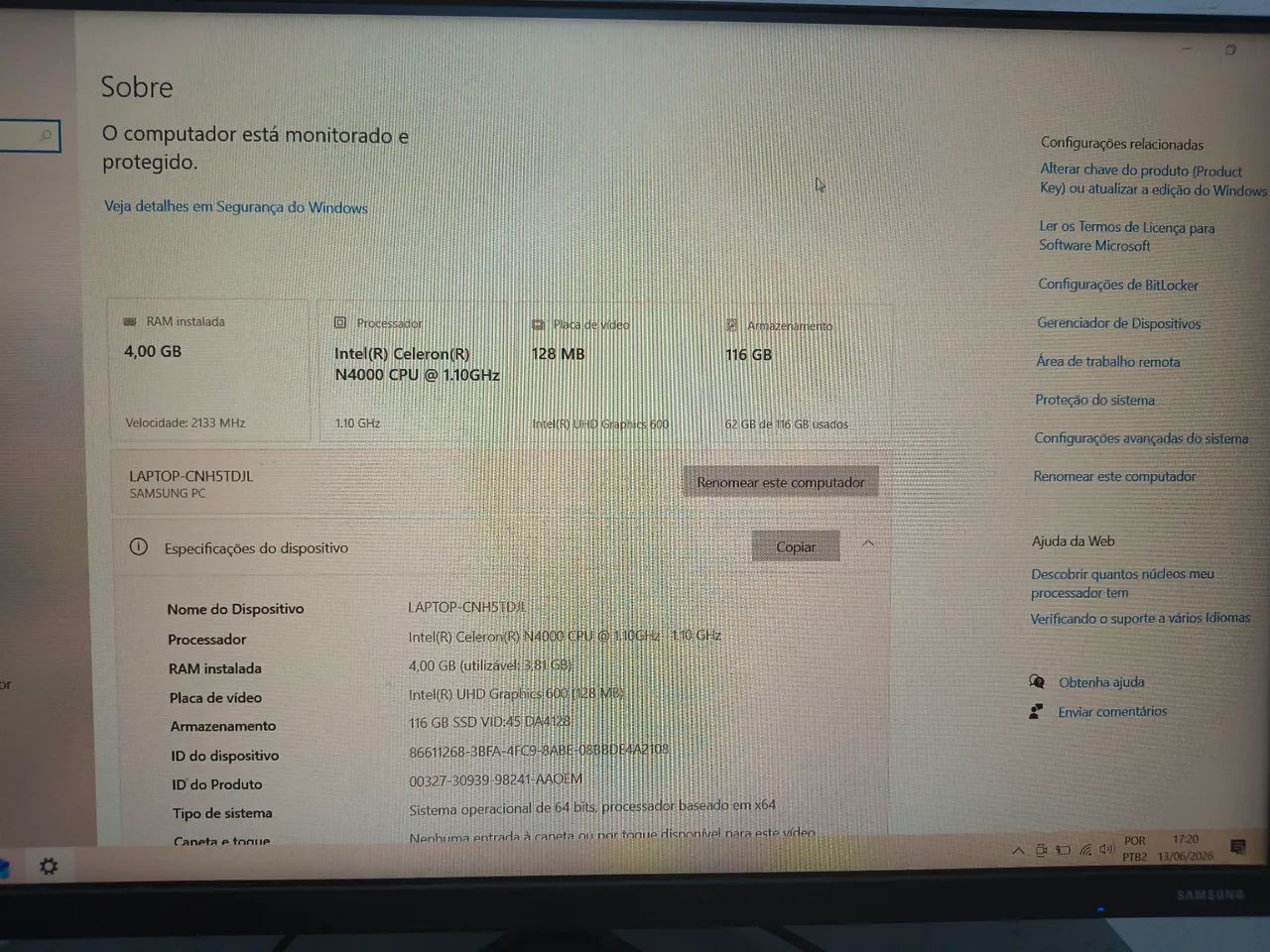 Notebook Samsung 530x - Foto 4