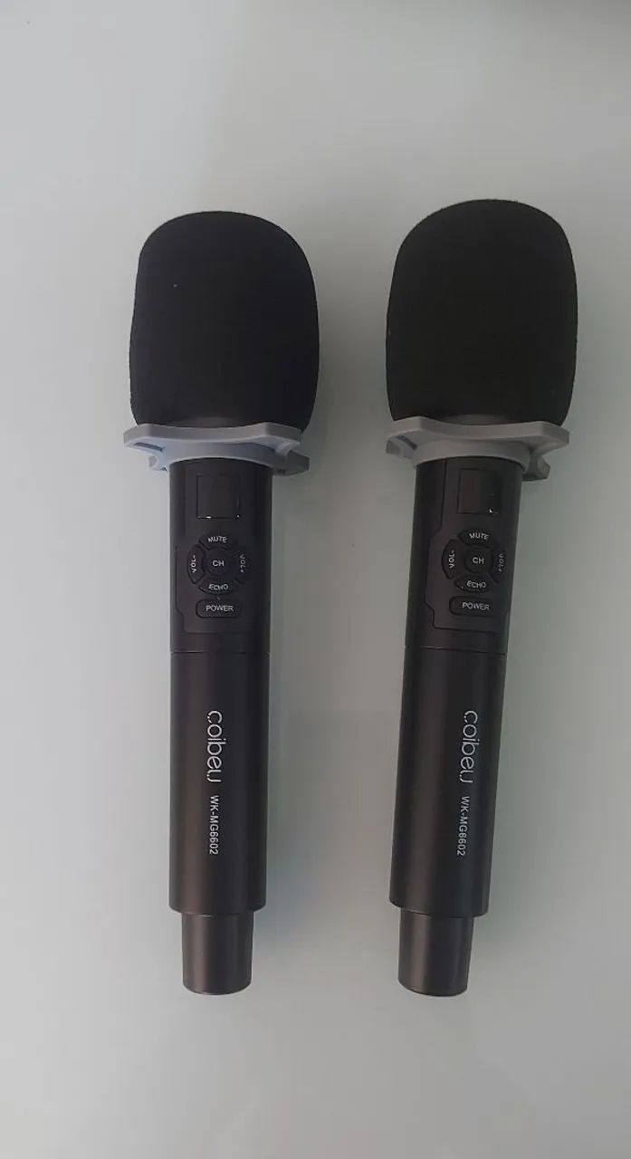 2 microfones sem fio novos - Foto 2