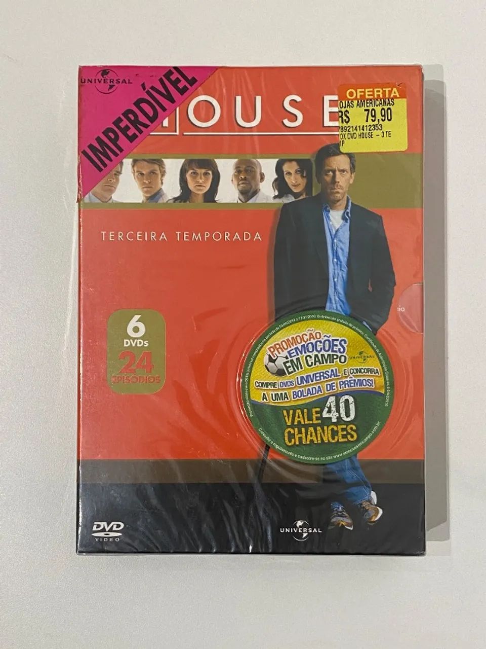 DVD 3a temporada completa House - lacrado - CDs, DVDs etc - Centro