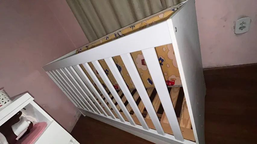 Berço Infantil + colchão  - Foto 3
