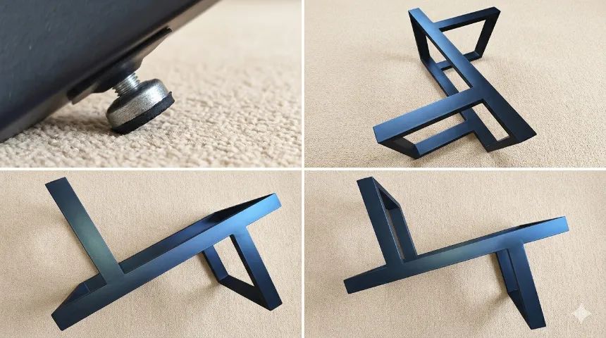 Base de Metalon para mesa decorativa 
