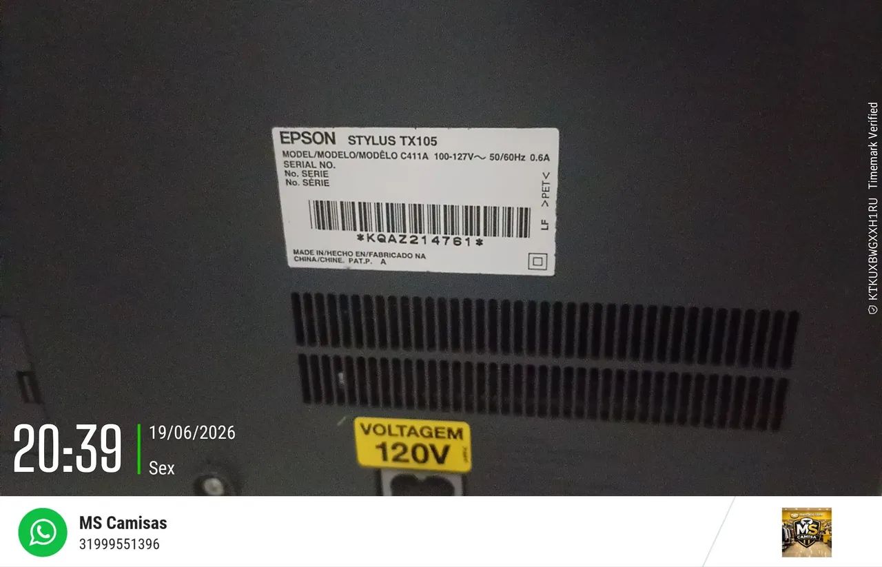 Impressora Epson Tx105