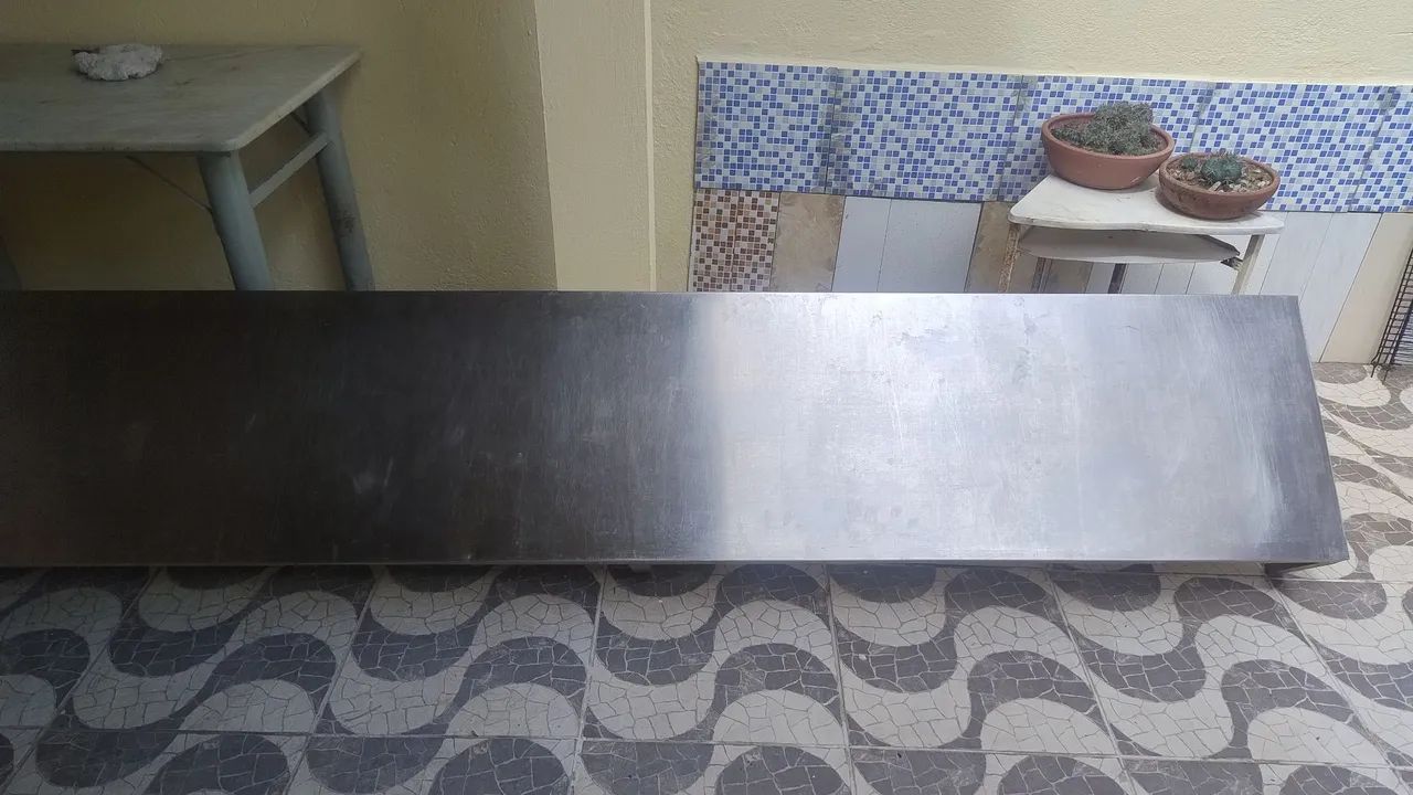 Pratileiras de Inox Tamanho 2,80 X 0,55 cm.  - Foto 3