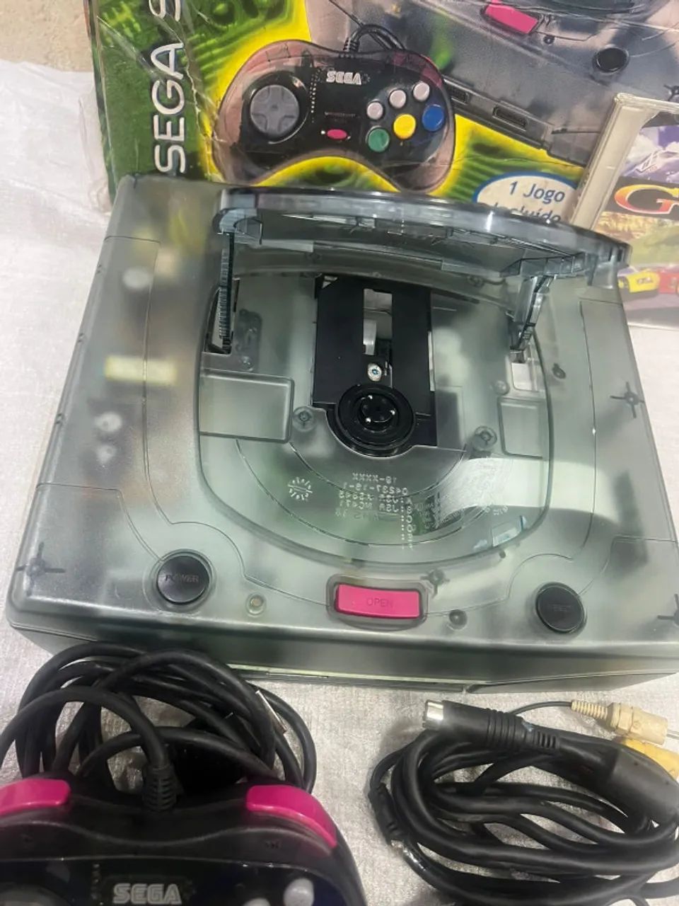 Sega Saturno Skeleton na Caixa! - Foto 2