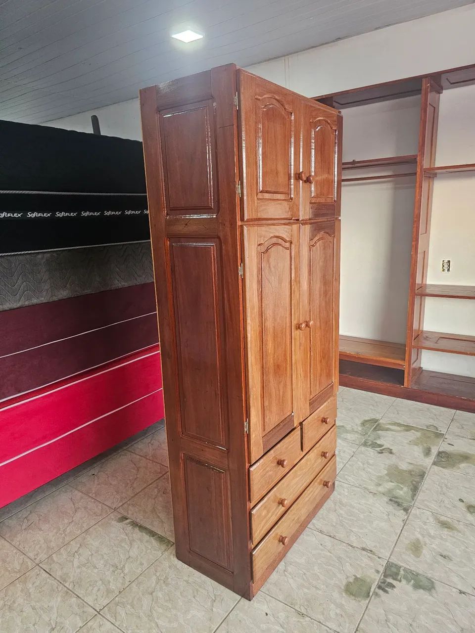 Guarda roupa usado de macacauba  - Foto 5