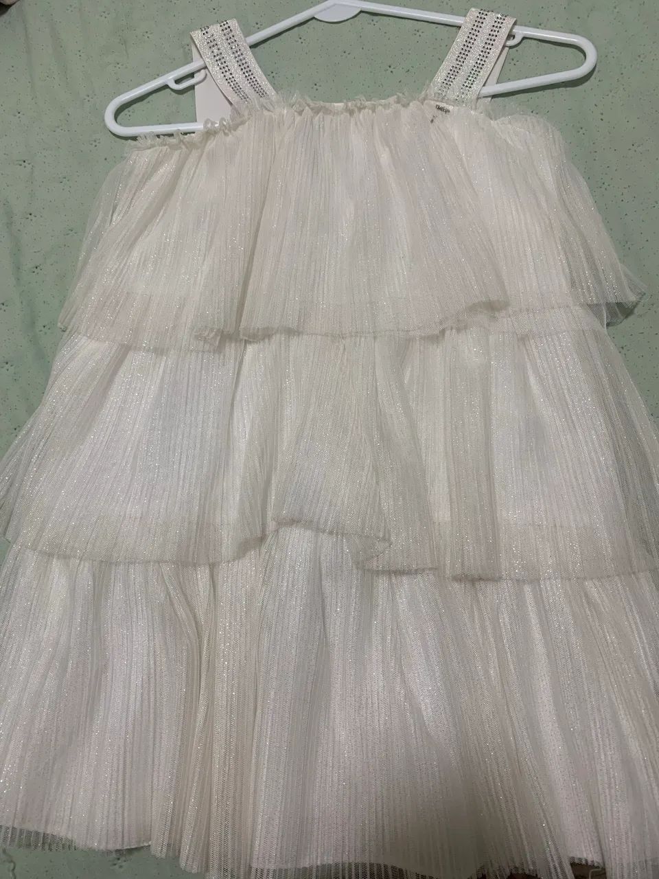 Vestido petit cherie Branco - Foto 3
