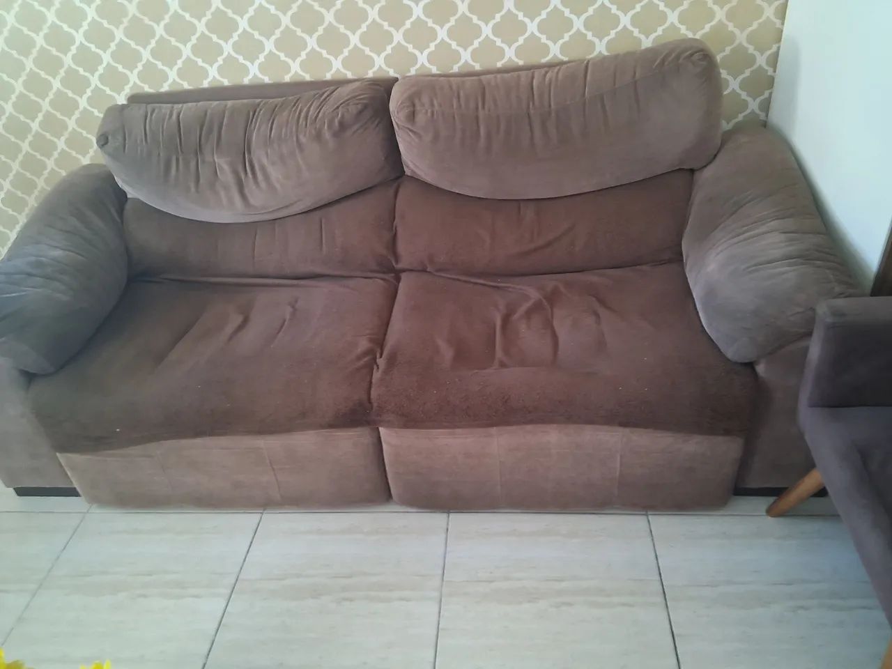 Sofa retratil e reclinacel da etna - Foto 2