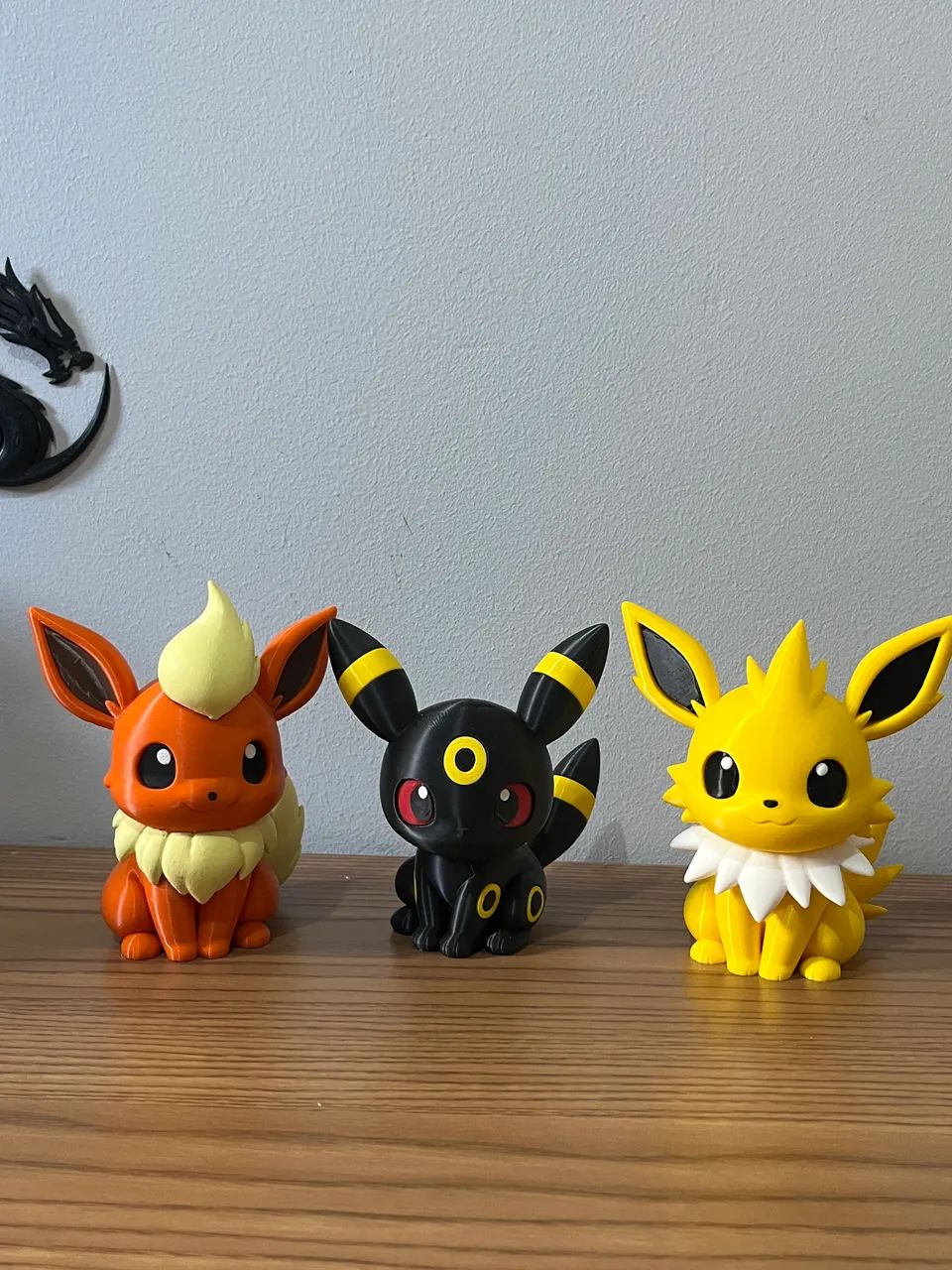 Kit Pokémon Eeveelutions Impressão 3D - Flareon Umbreon Jolteon - Foto 3