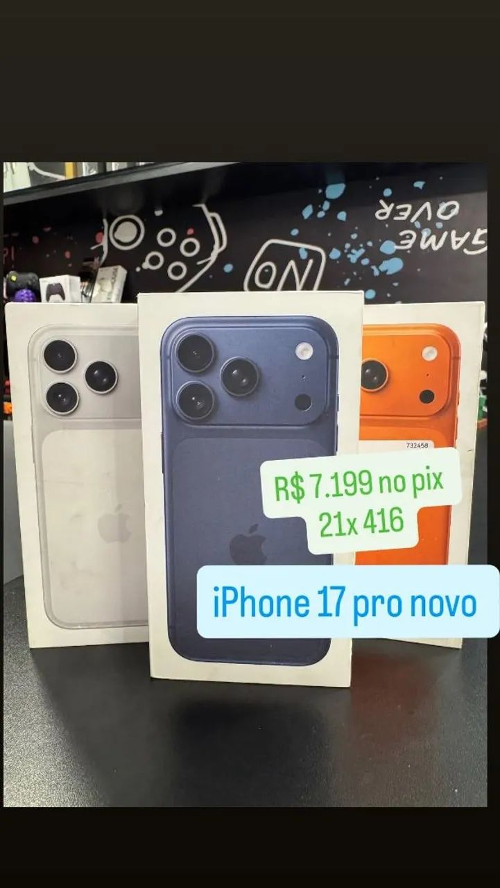 iPhone 17 pro novo lacrado 