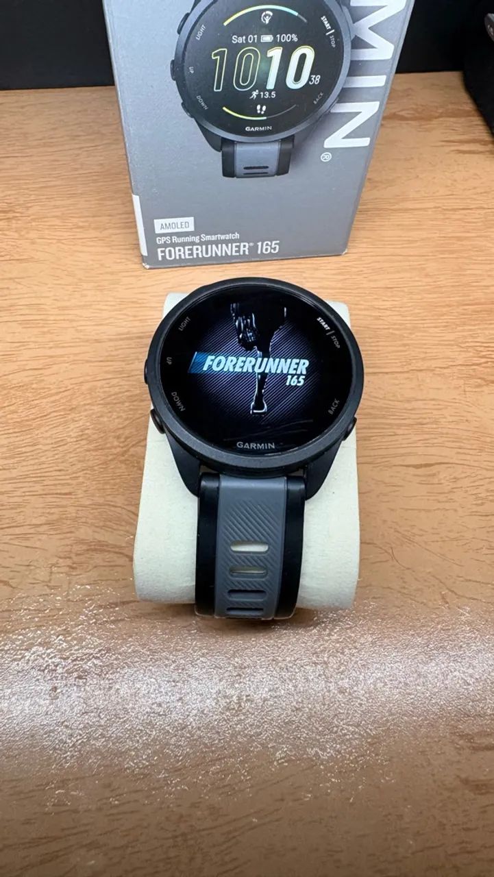 Garmin Forerunner 165 AMOLED com caixa e carregador - Foto 2