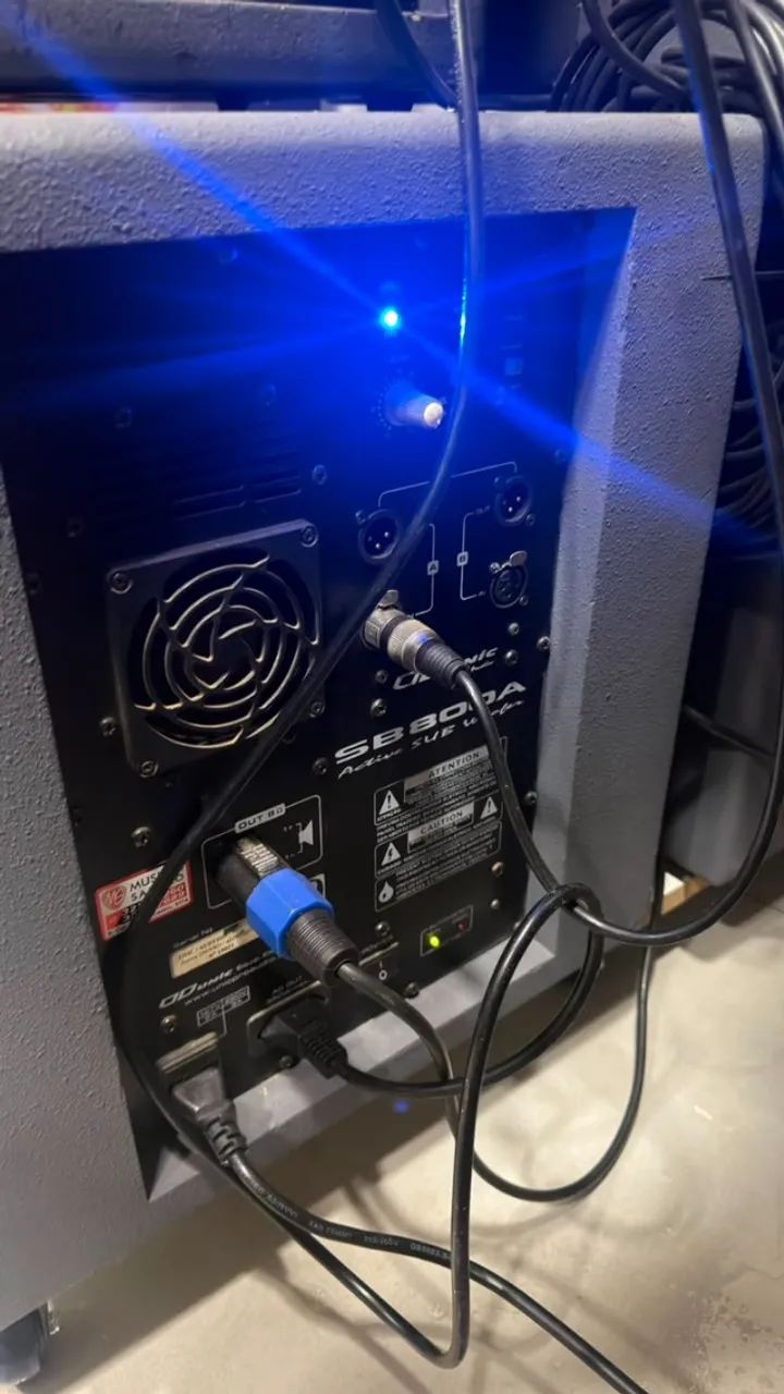 Par de sub e par de altas ativo/passivo UNIC 12 polegadas - Foto 3