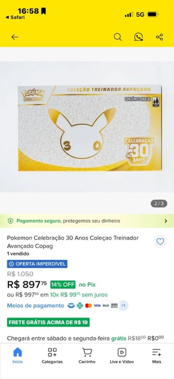 Carta pokémon 