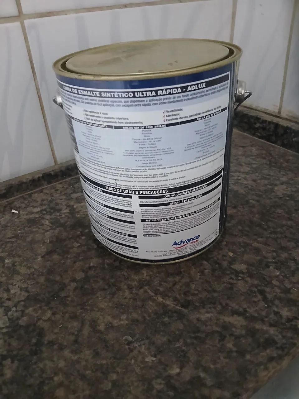 Vendo um galão lacrado de tinta esmalte azul 150 reais moro no bairro São Gabriel BH  - Foto 5