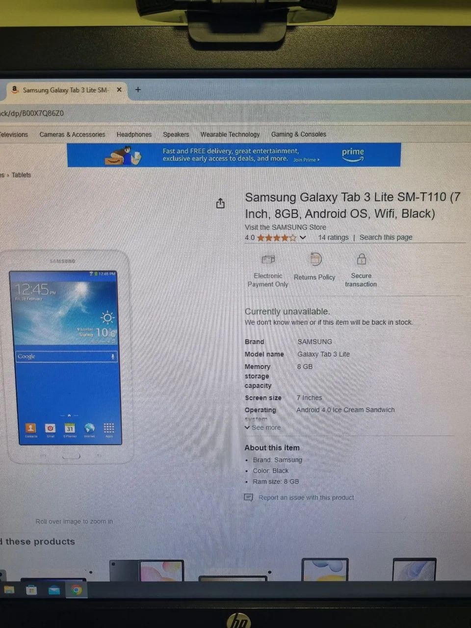 Tablet Samsung Galaxy Tab lite - Foto 5