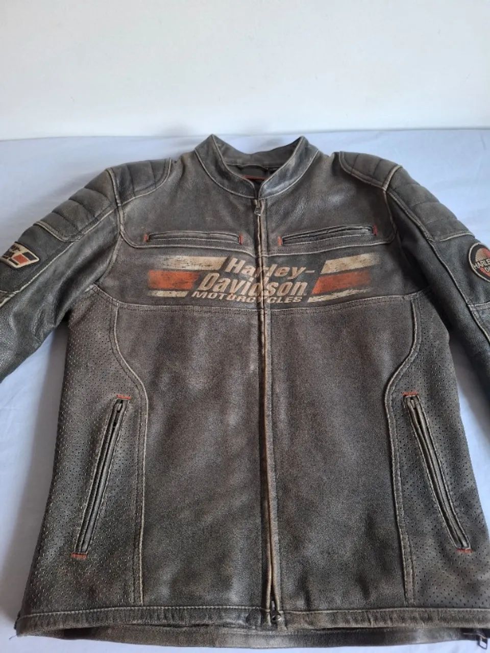 Jaqueta original em couro Harley Davidson  - Foto 3