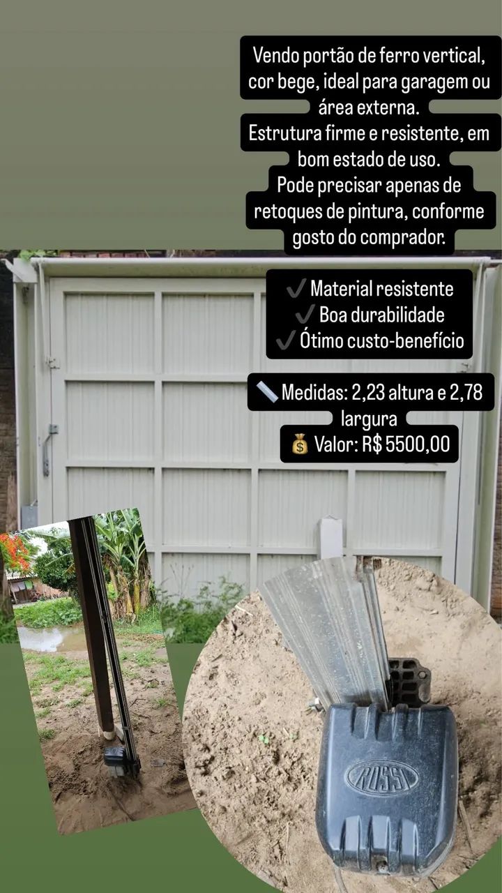 Vende se Portão vertical 