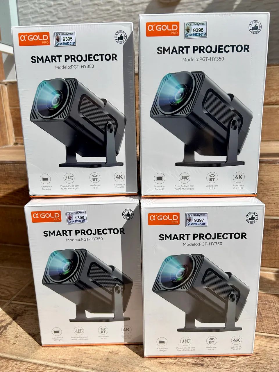Smart Projetor A-Gold HY 350 Top! - Foto 2