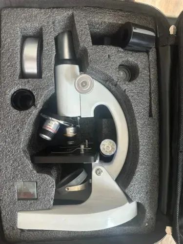 Microscópio monocular 2400X - Foto 2