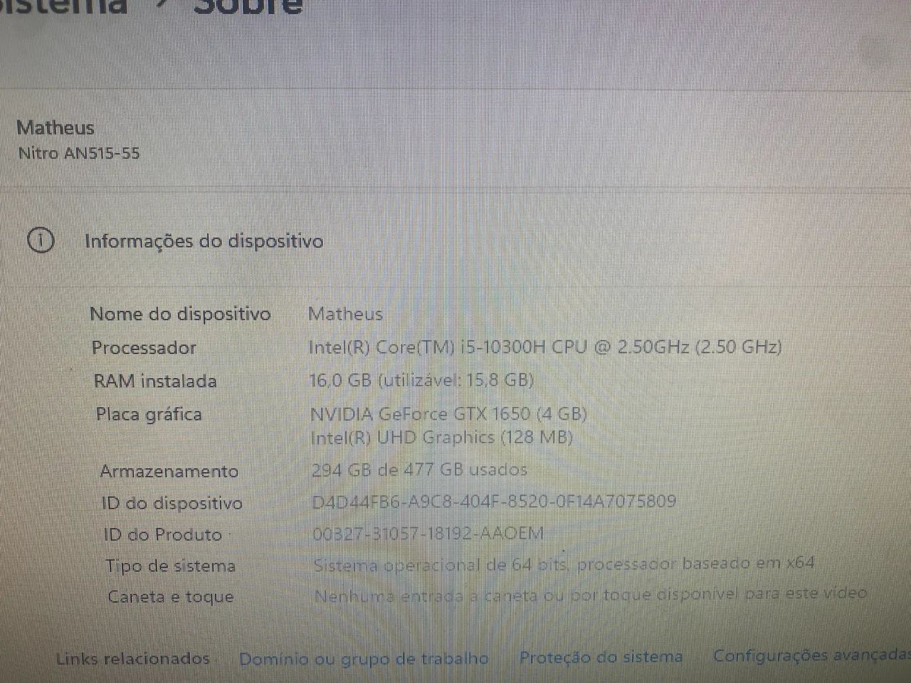 Notebook Acer Nitro 5 - Foto 4