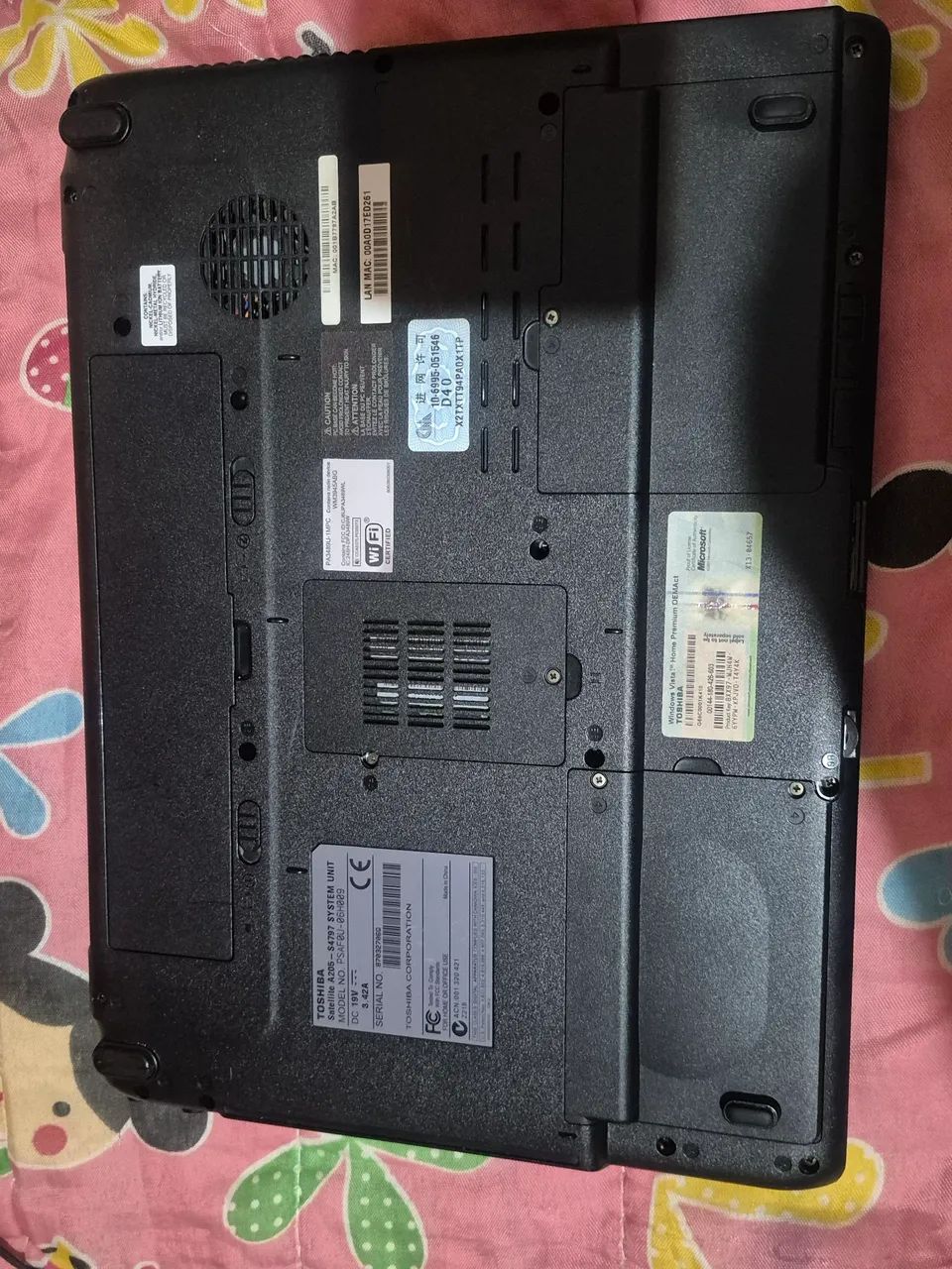 Notebook TOSHIBA para retirada de peças - Foto 3