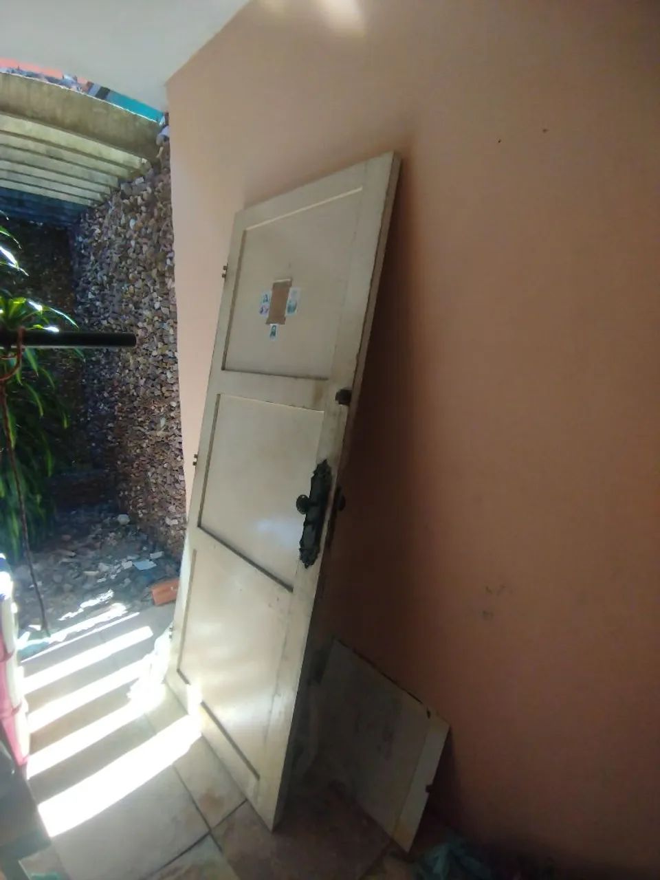 Porta social madeira de verdade