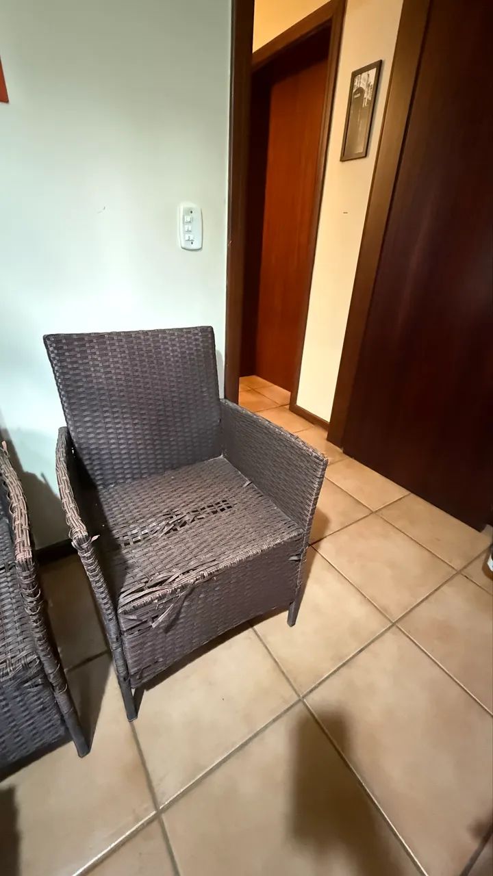 Conjunto namoradeira junco área externa  - Foto 3