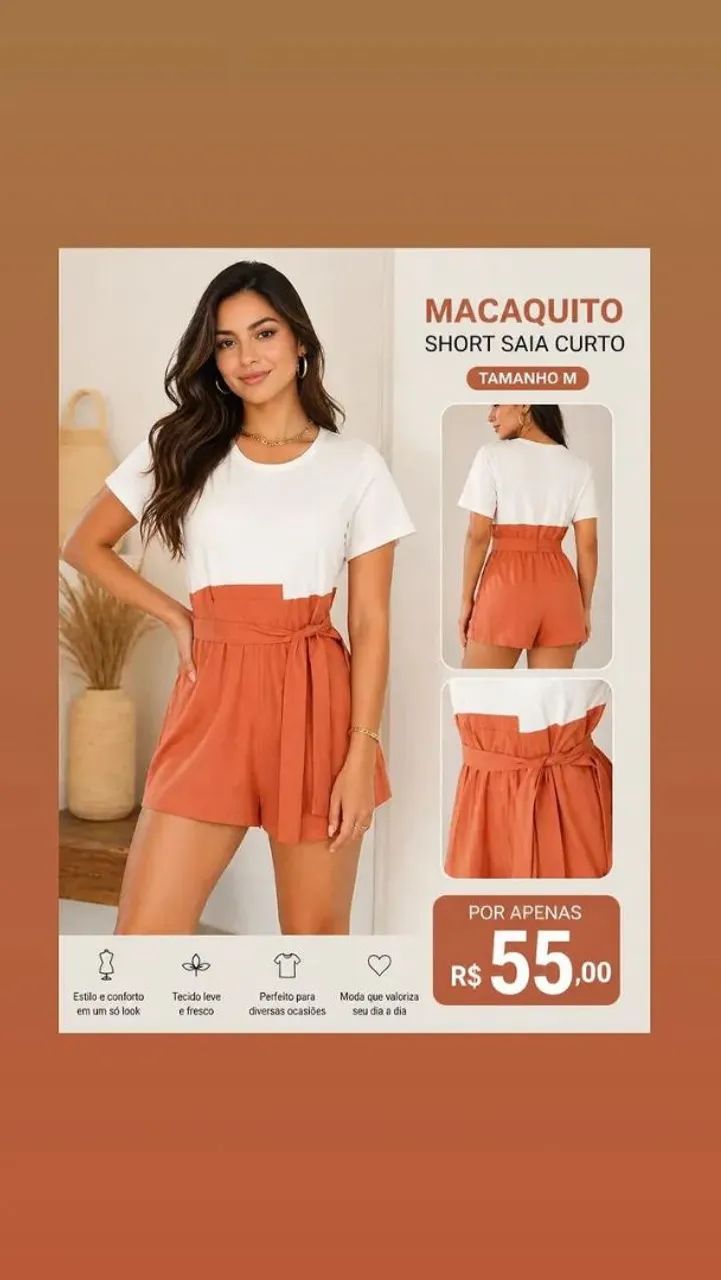 Macaquito feminino conforto,qualidade e praticidade 