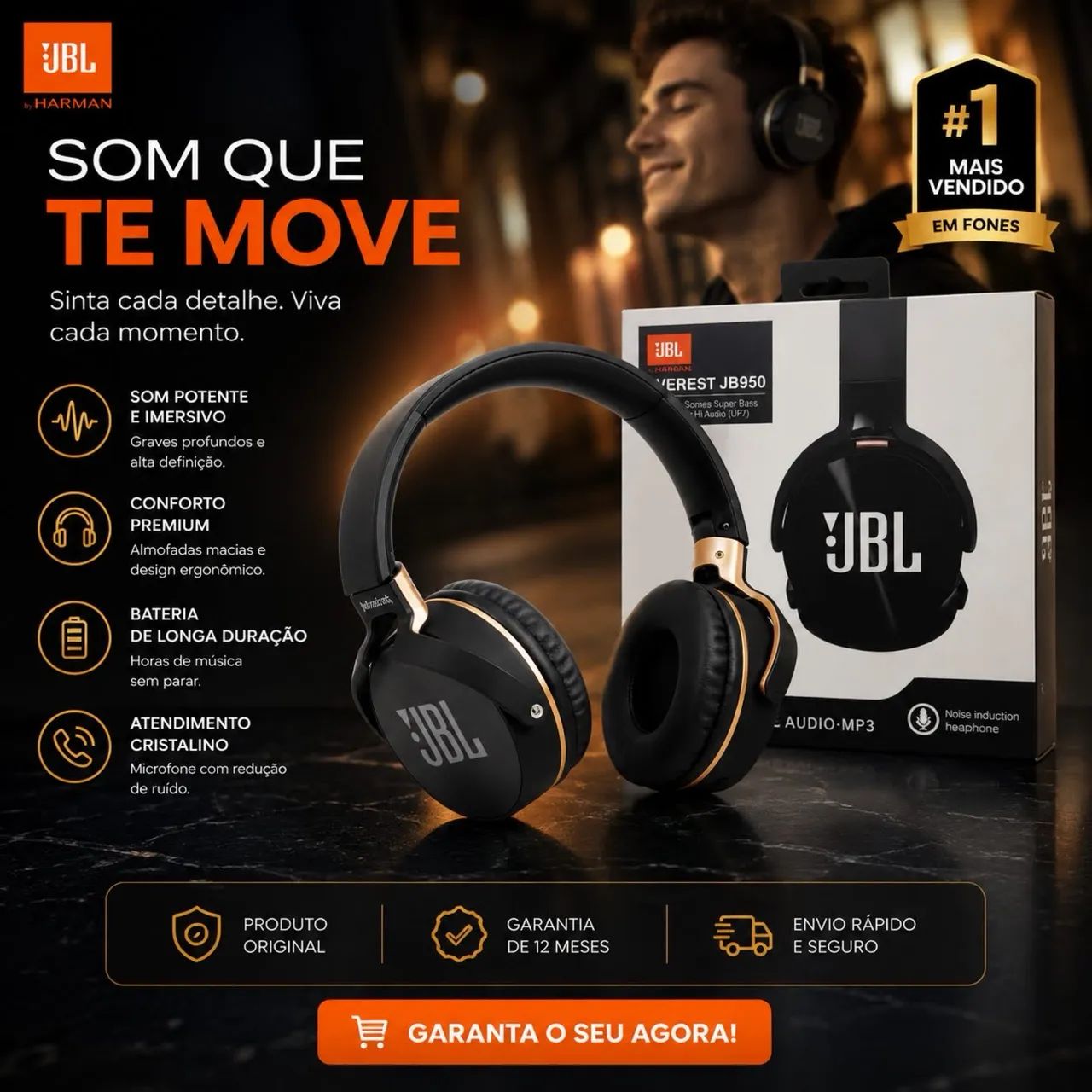 Fone Bluetooth JBL  - Foto 2