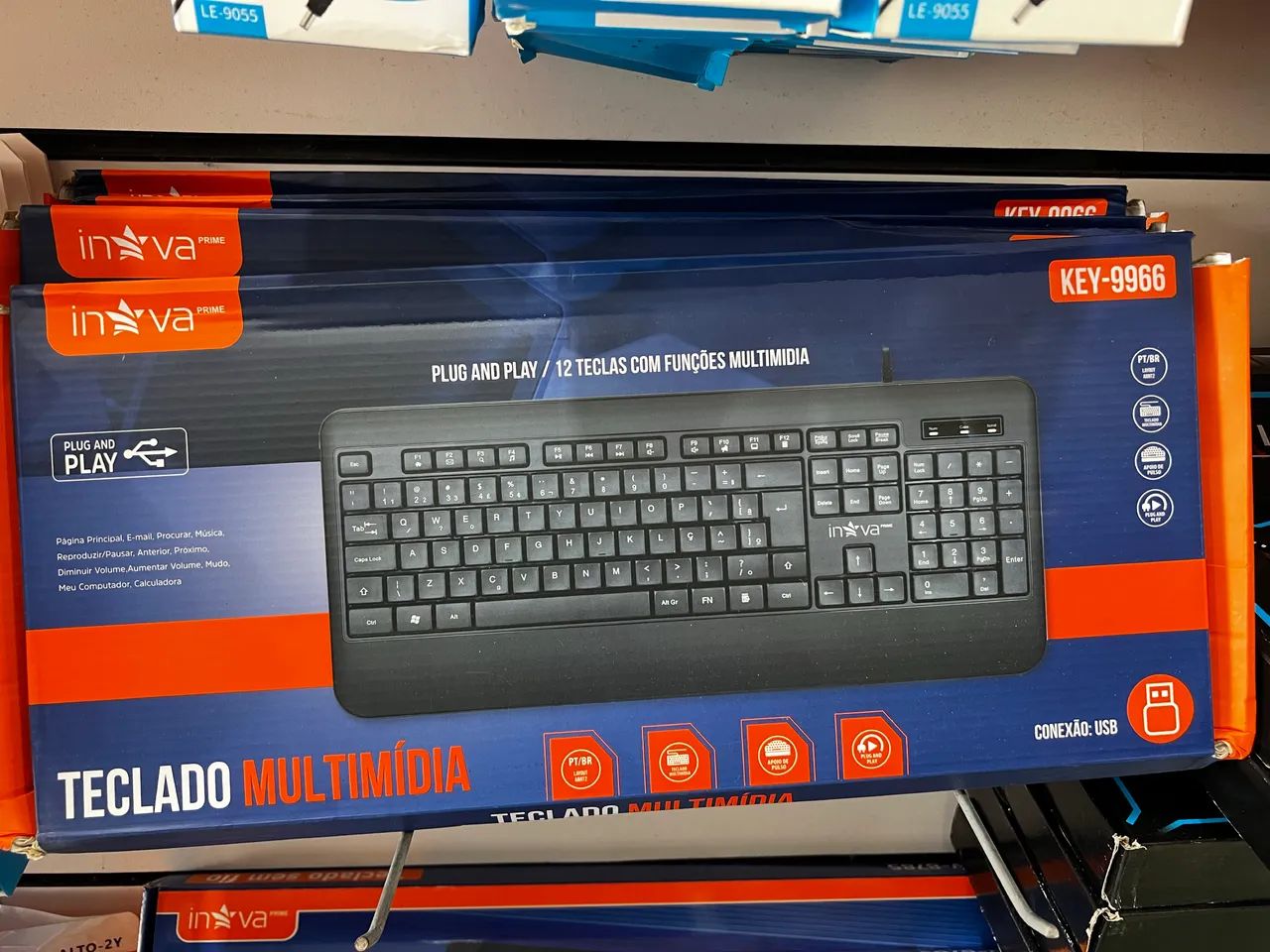 Teclado Multimídia Inova  - Foto 2